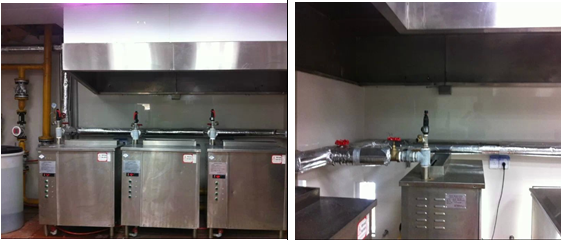 我司明萊能源給中德工程學(xué)院科技學(xué)院配置10臺(tái)蒸汽機(jī)，進(jìn)行蒸汽熱水節(jié)能改造